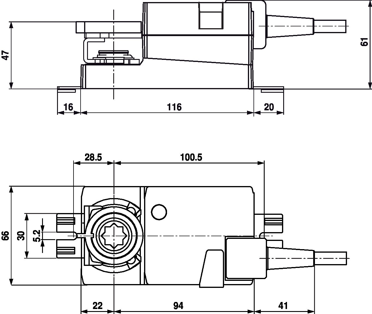 Электропривод Belimo LM230A-F (5 Н·м)