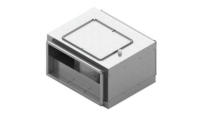 Вентилятор канальный прямоугольный с вперед загнутыми лопатками в шумоизолированном корпусе КАНАЛ-ПКВ-Ш