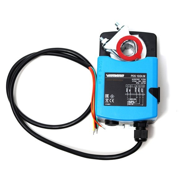 Привод воздушной заслонки VILMANN PDS 05/24.M (5 Нм, 24 В, с возвратной пружиной) Привод воздушной заслонки VILMANN PDS 05/24.M (5 Нм, 24 В, с возвратной пружиной)