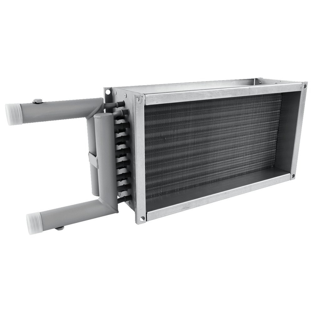 Водяной нагреватель для прямоугольных каналов ZILON ZWS 700x400-3