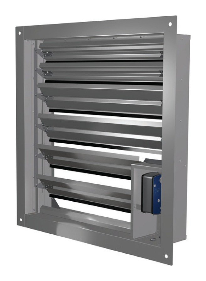 Клапан дымоудаления ДМУ-МС 350×850 многостворчатый