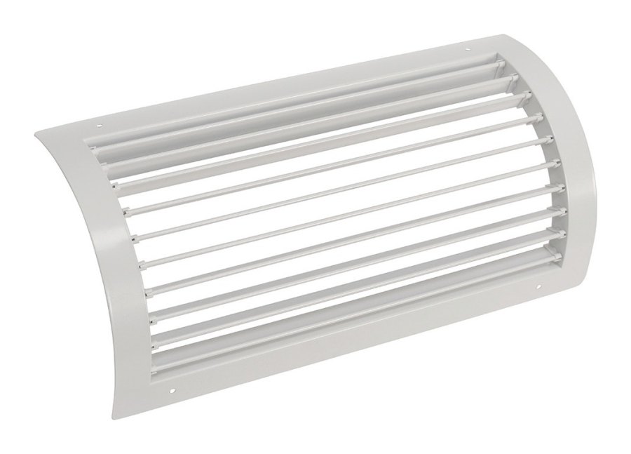 Решётка для круглого воздуховода РВ-1-D Ø355 400×200