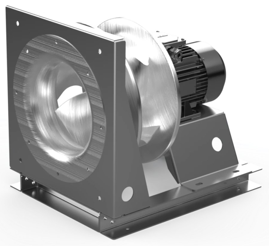 Промышленный вентилятор plug-fan с назад загнутыми лопатками RADPF AC 355
